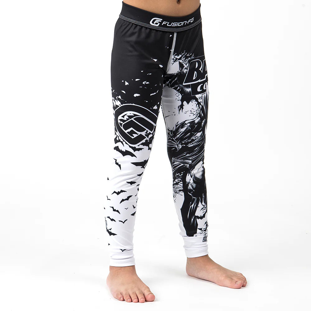 Fusion Fight Gear Batman Confidential Noir Kids Spats Pants Leggings