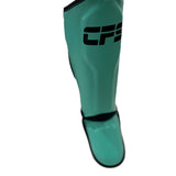 Clinch Fight Sports CFS Muay Thai Kids Youth Shin Guards Mint Green
