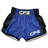 Clinch Fight Sports CFS Muay Thai Kickboxing Shorts Blue