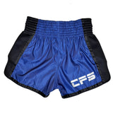 Clinch Fight Sports CFS Muay Thai Kickboxing Shorts Blue