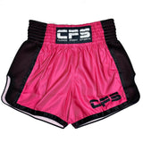 Clinch Fight Sports CFS Muay Thai Kickboxing Shorts Pink