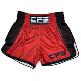 Clinch Fight Sports CFS Muay Thai Kickboxing Shorts Red