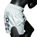 Fairtex Muay Thai Shorts BS1923 Racer White