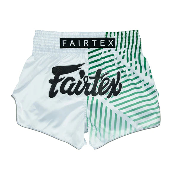 Fairtex Muay Thai Shorts BS1923 Racer White