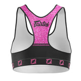 Fairtex Ladies Sports Bra Diamond Pink