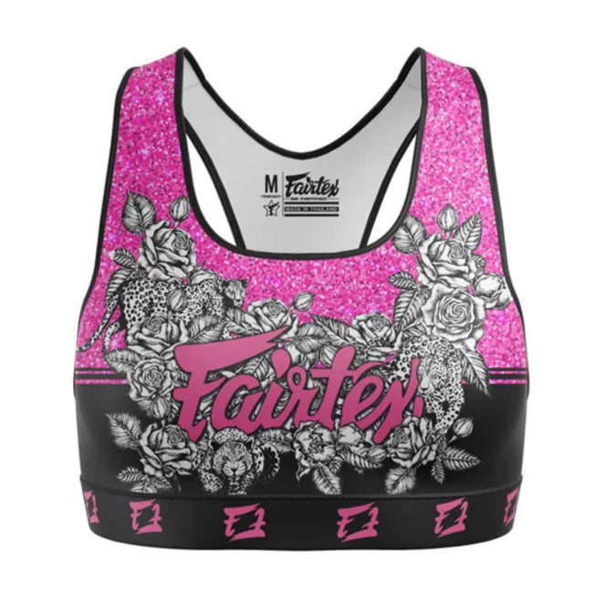 Fairtex Ladies Sports Bra Diamond Pink