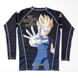 Fusion Fight Gear Dragon Ball Z Vegeta Kids Rash Guard Rashguard