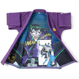 Fusion Fight Gear Batman Return of The Joker Kids BJJ Jiu Jitsu Gi Purple