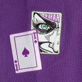 Fusion Fight Gear Batman Return of The Joker Kids BJJ Jiu Jitsu Gi Purple