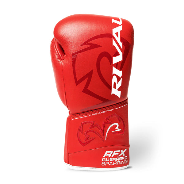 Rival Boxing RFX Guerrero Sparring Gloves Lace-Up Gloves Red