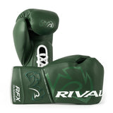 Rival Boxing RFX Guerrero Pro Fight Lace-Up Gloves Green