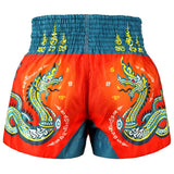 TUFF Muay Thai Shorts Traditional Style The Emerald King