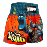 TUFF Muay Thai Shorts Traditional Style The Emerald King