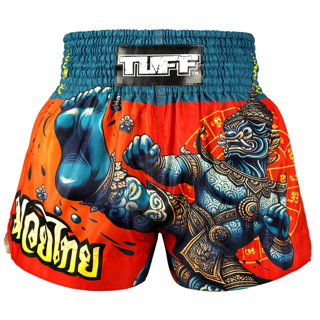 TUFF Muay Thai Shorts Traditional Style The Emerald King