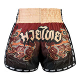 TUFF Muay Thai Shorts Retro Style Yant Narai Turning the Land