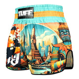 TUFF Muay Thai Shorts High-Cut Retro Style The Legacy of Thailand