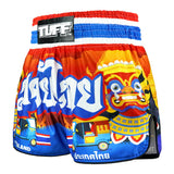 TUFF Muay Thai Shorts High-Cut Retro Style The Siam in Motion