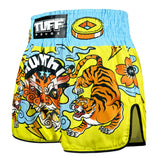 TUFF Muay Thai Shorts High-Cut Retro Style Kabuki Beasts