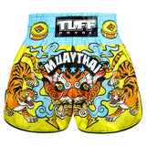 TUFF Muay Thai Shorts High-Cut Retro Style Kabuki Beasts