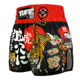 TUFF Muay Thai Shorts High-Cut Retro Style Den of the Brave
