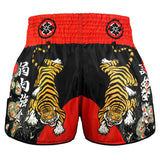 TUFF Muay Thai Shorts High-Cut Retro Style Den of the Brave