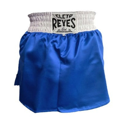 Cleto Reyes Polyester Satin Ladies Boxing Skirt & Shorts Blue