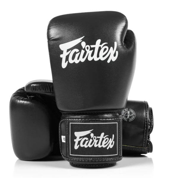 Fairtex BGV1C-PLUS Muay Thai Boxing Gloves Black Edmonton Canada