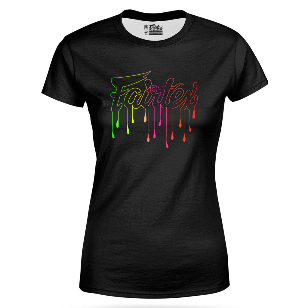 Fairtex Ladies Dry Fit Training Shirt Ink Drip