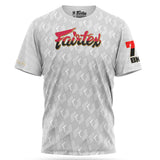 Fairtex White Gradient BKK Dry-Fit Training T-Shirt