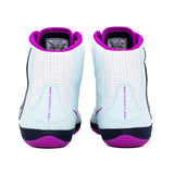 Nike Inflict 4 Wrestling Shoes Boot White/Violet/Baby Blue