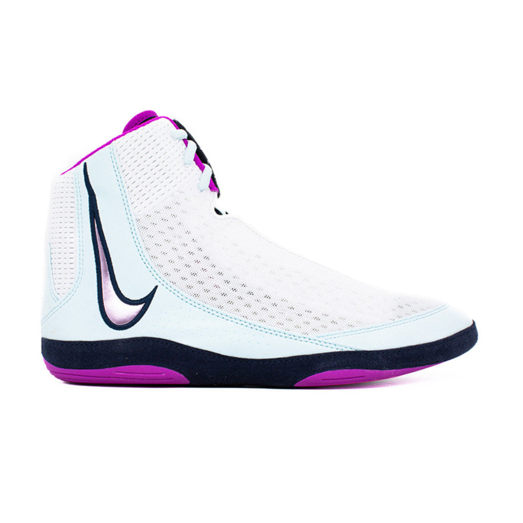 nike inflict 4 canada white violet purple baby blue