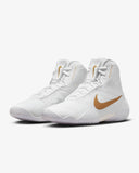 Nike Tawa Wrestling Shoes Boot White/Gold