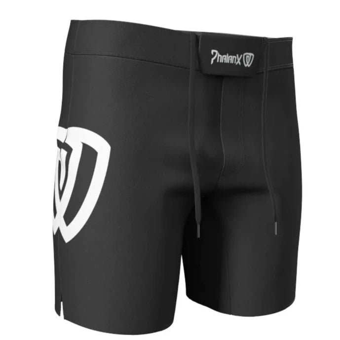 Phalanx Squad RIZR Black MMA Grappling BJJ Shorts