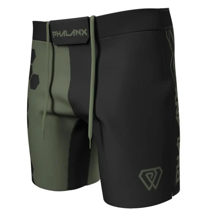 Phalanx Triarii RIZR Black MMA Grappling BJJ Shorts (only size 40" left)