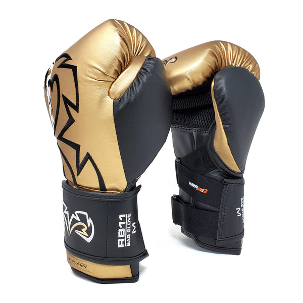 Rival Boxing RB11 Evolution Bag Gloves Gold Edmonton Canada The