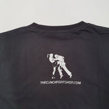 The Clinch Fight Shop Logo Charcoal Grey T-Shirt