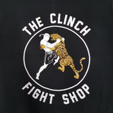 The Clinch Fight Shop Logo Tiger Black/Gold T-Shirt