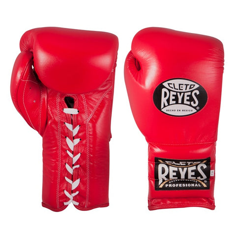 Cleto Reyes Lace-Up Training Boxing Gloves Red