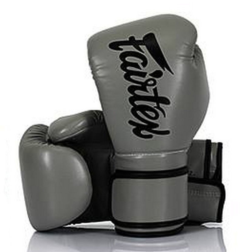 Fairtex Canada BGV14 Grey/Black Muay Thai Boxing Gloves