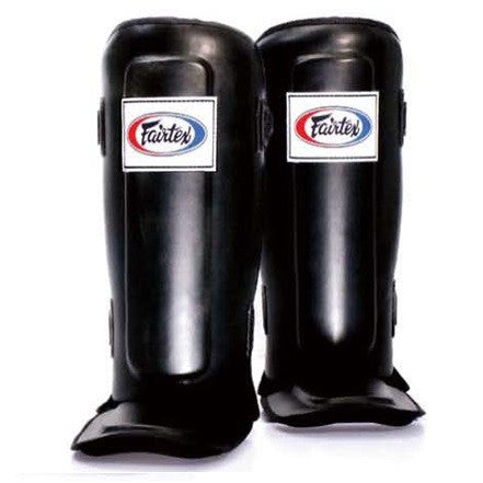 Fairtex SP3 Pro Style Double Padded In-Step Shin Guards Black