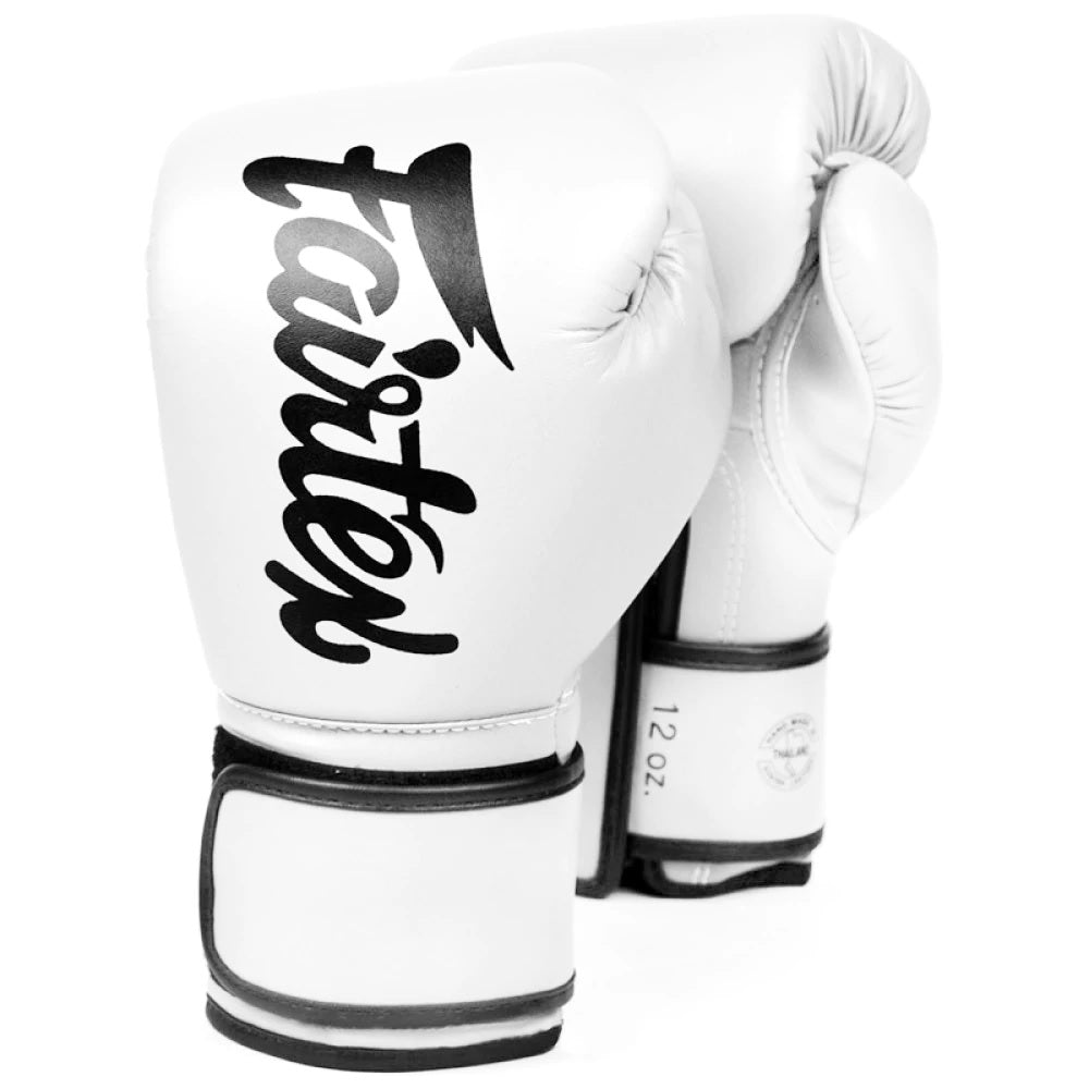 Fairtex BGV14 Muay Thai Boxing Gloves White