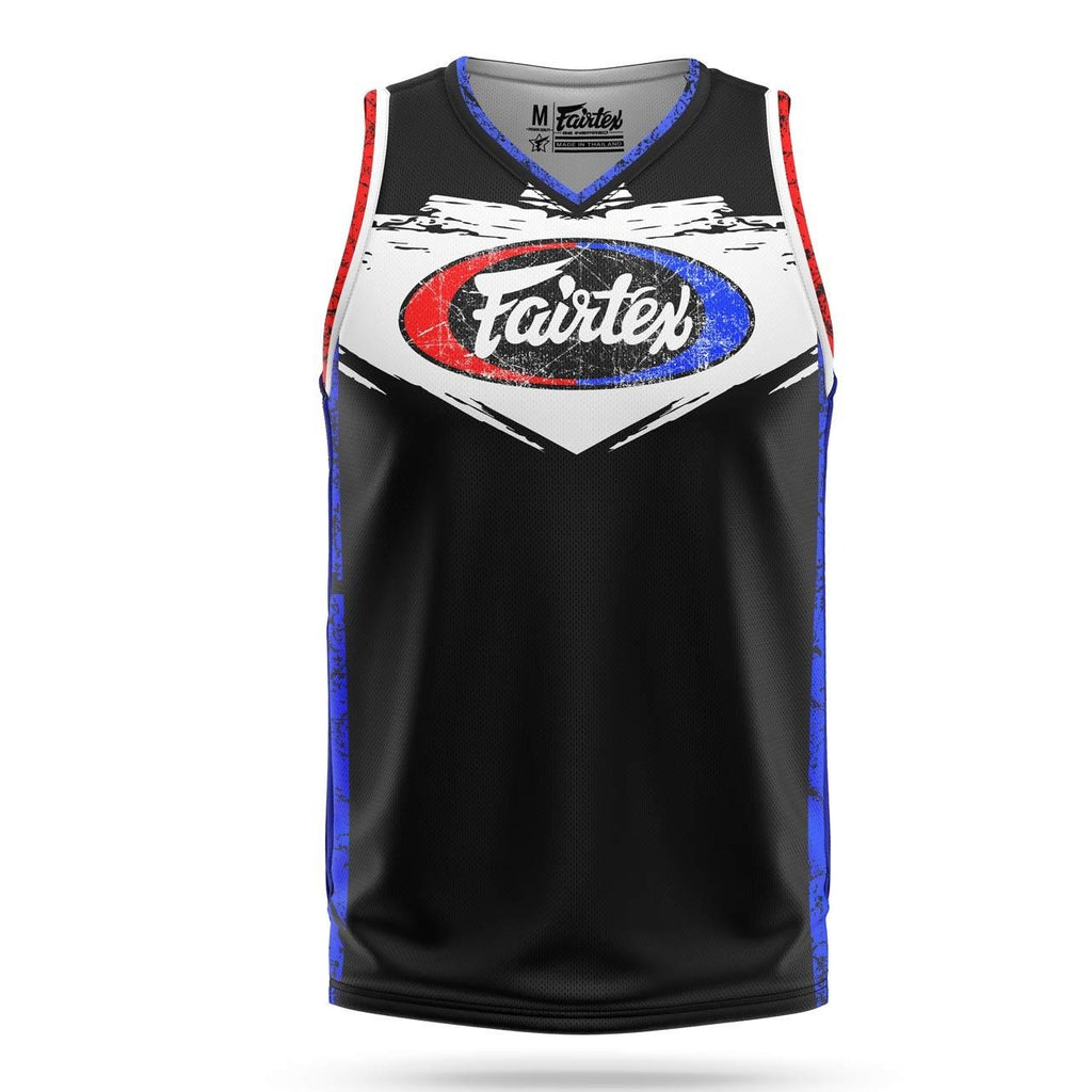 Fairtex JS10 Sleeveless Tank Top Basketball Jersey Shirt Black
