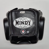 Windy Sport Cheek & Chin Sparring Headgear Head Gear HP-2 Black