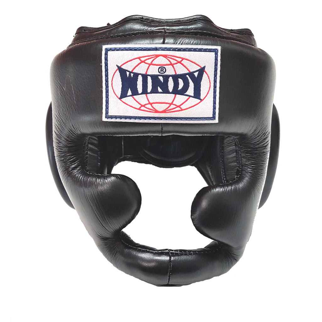 Windy Sport Cheek & Chin Sparring Headgear Head Gear HP-2 Black
