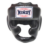 Windy Sport Cheek & Chin Sparring Headgear Head Gear HP-2 Black