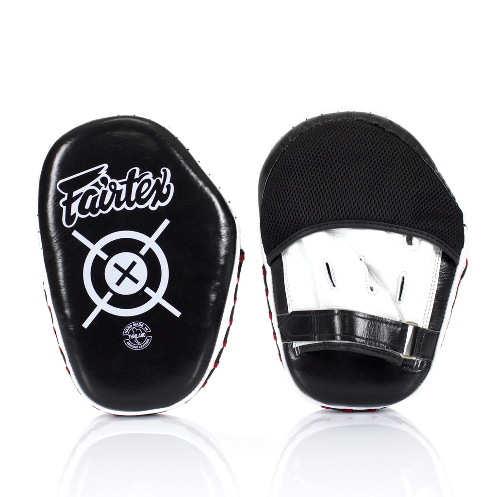 Fairtex FMV11 Air Aero Focus Mitts Punch Pads Black/White