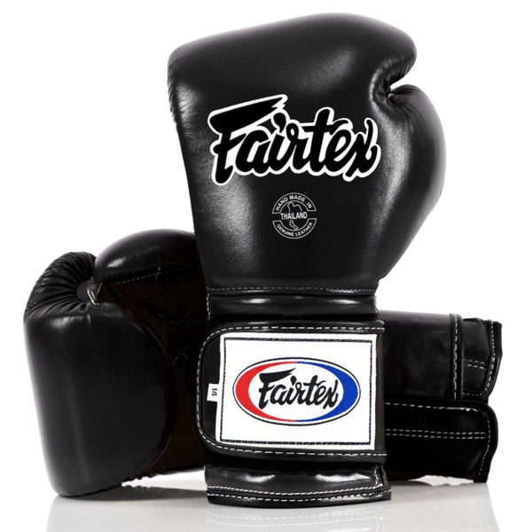 Fairtex Pro Training Mexican Boxing Gloves BGV9 Black Canada – The