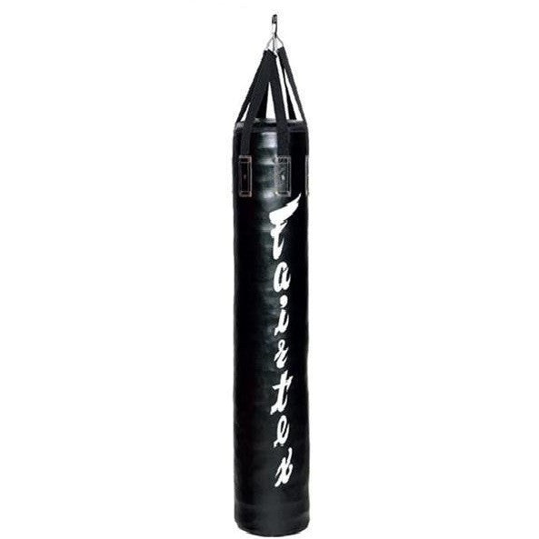 Fairtex 6ft Muay Thai Boxing Banana Heavy Bag HB6 (Unfilled) Black