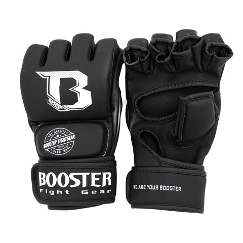 Booster Fight Gear Supreme 4oz MMA Gloves with Thumb Black