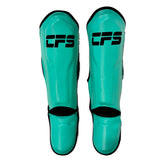 Clinch Fight Sports CFS Muay Thai Kids Youth Shin Guards Viridian Green